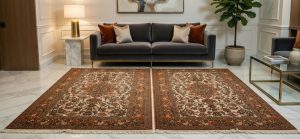 Abada | pair | 5x7ft | made in Iran | antique | handmade - Image 3